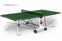 Теннисный стол для помещения Compact LX green усовершенствованная модель стола 6042-3 s-dostavka - магазин СпортДоставка. Спортивные товары интернет магазин в Санкт-Петербурге 