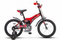 Детский велосипед Stels Jet 16" Z010 черный красный 2022 - магазин СпортДоставка. Спортивные товары интернет магазин в Санкт-Петербурге 