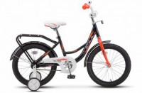 Детский велосипед Stels Flyte 18" Z011 Чёрный красный 2022 - магазин СпортДоставка. Спортивные товары интернет магазин в Санкт-Петербурге 
