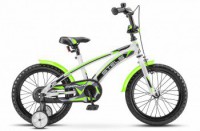 Детский велосипед Stels Arrow 16" V020 зеленый 2022 - магазин СпортДоставка. Спортивные товары интернет магазин в Санкт-Петербурге 
