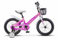 Детский велосипед Stels Pilot-150 16" V010 розовый 2022 - магазин СпортДоставка. Спортивные товары интернет магазин в Санкт-Петербурге 