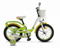 Детский велосипед Stels Pilot-190 16" V030 Зелёный жёлтый белый 2022 - магазин СпортДоставка. Спортивные товары интернет магазин в Санкт-Петербурге 
